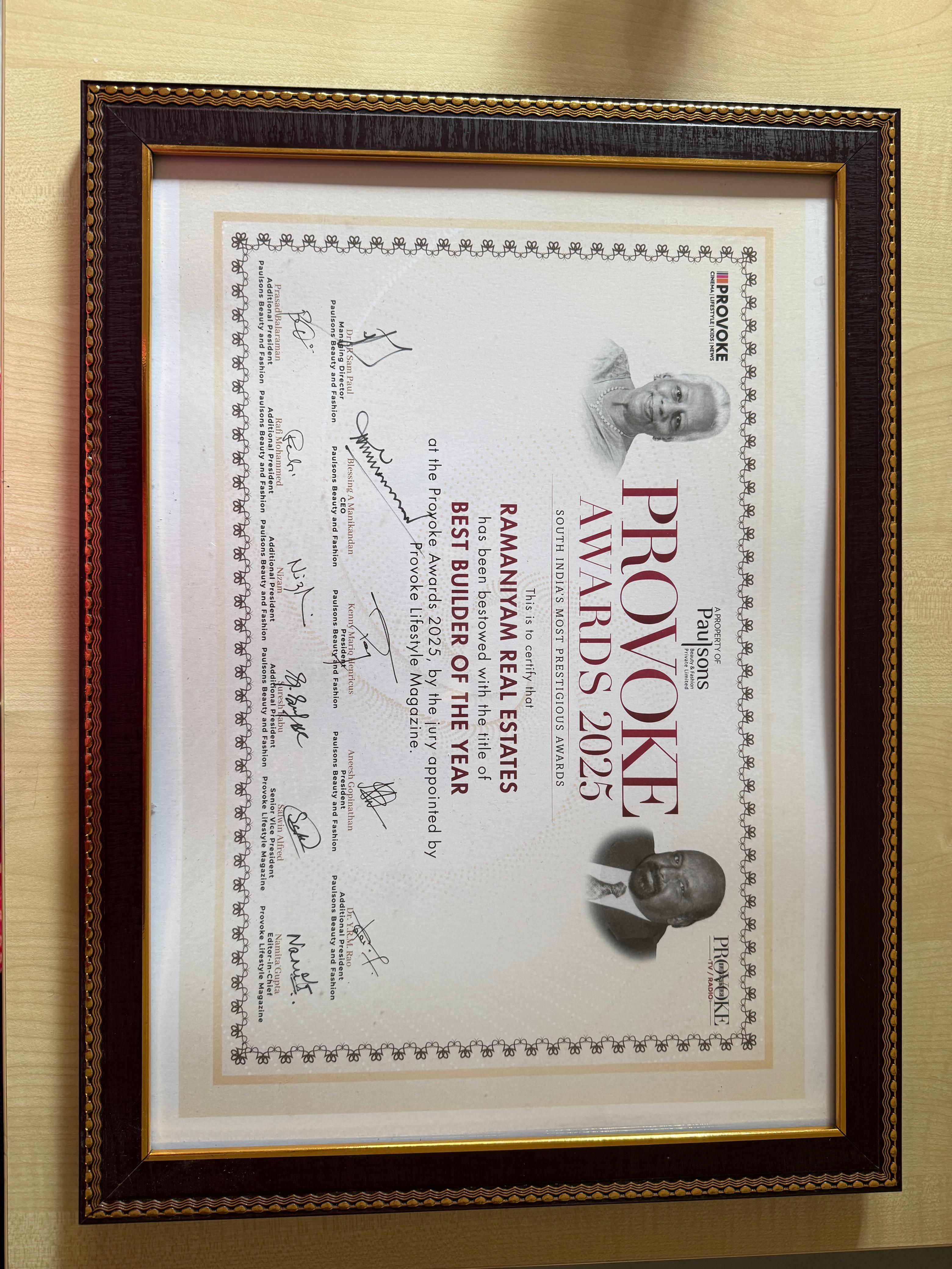 Ramaniyam Affiliate Recognition