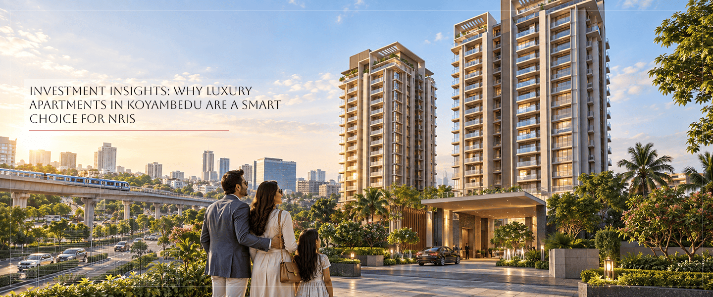 Investment Insights: Why Luxury Apartments in Koyambedu Are a Smart Choice for NRIs