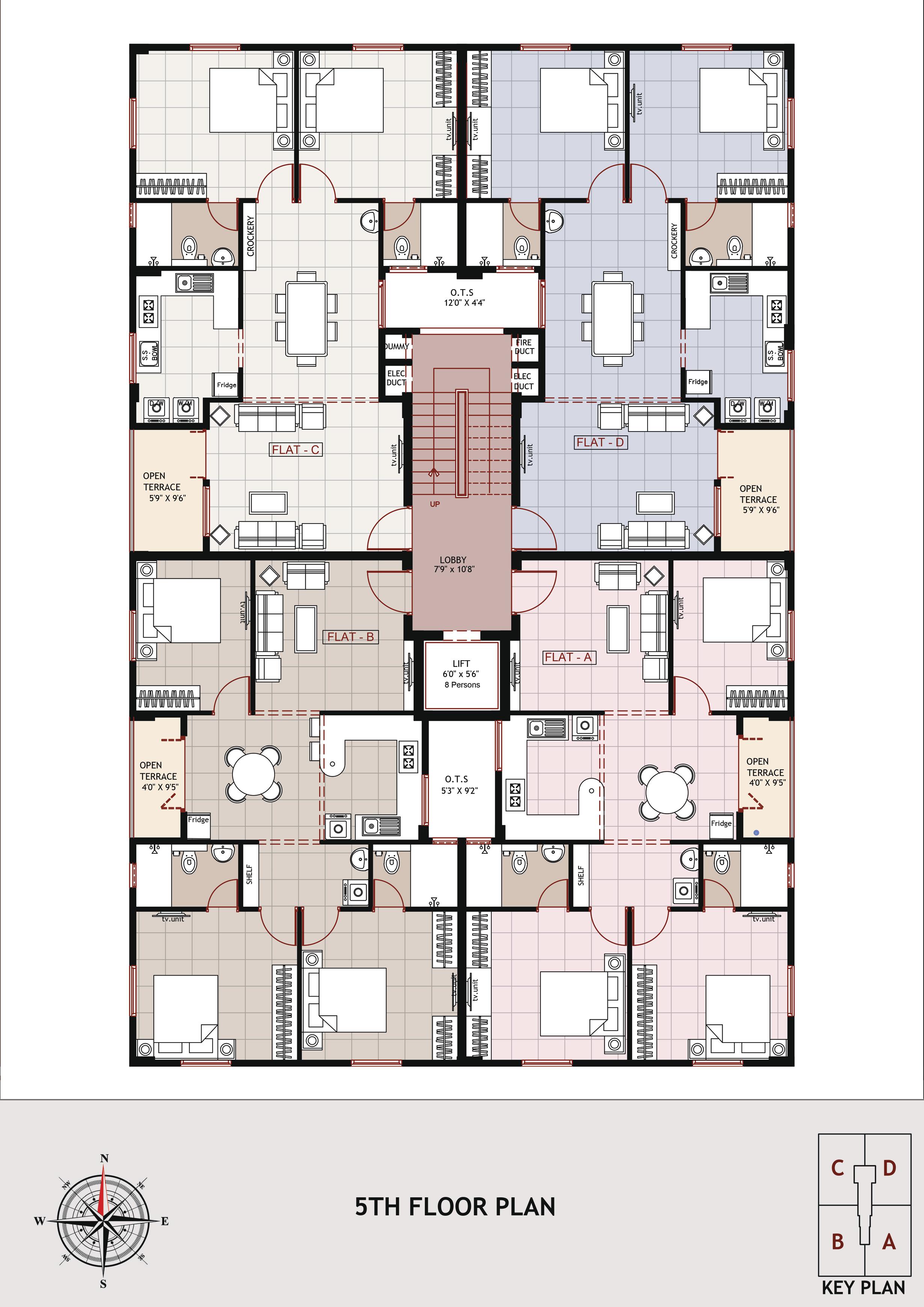 5th Floor Plan
