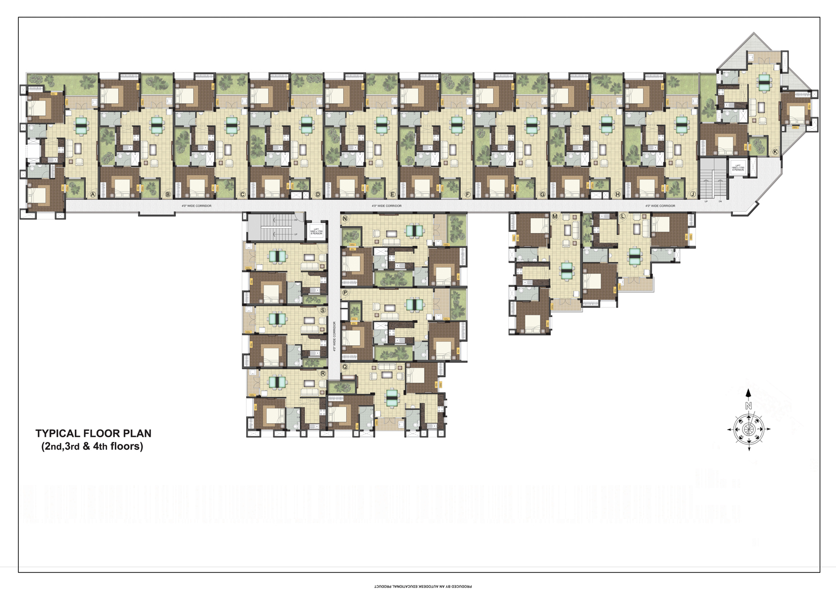 Typical floor plan
