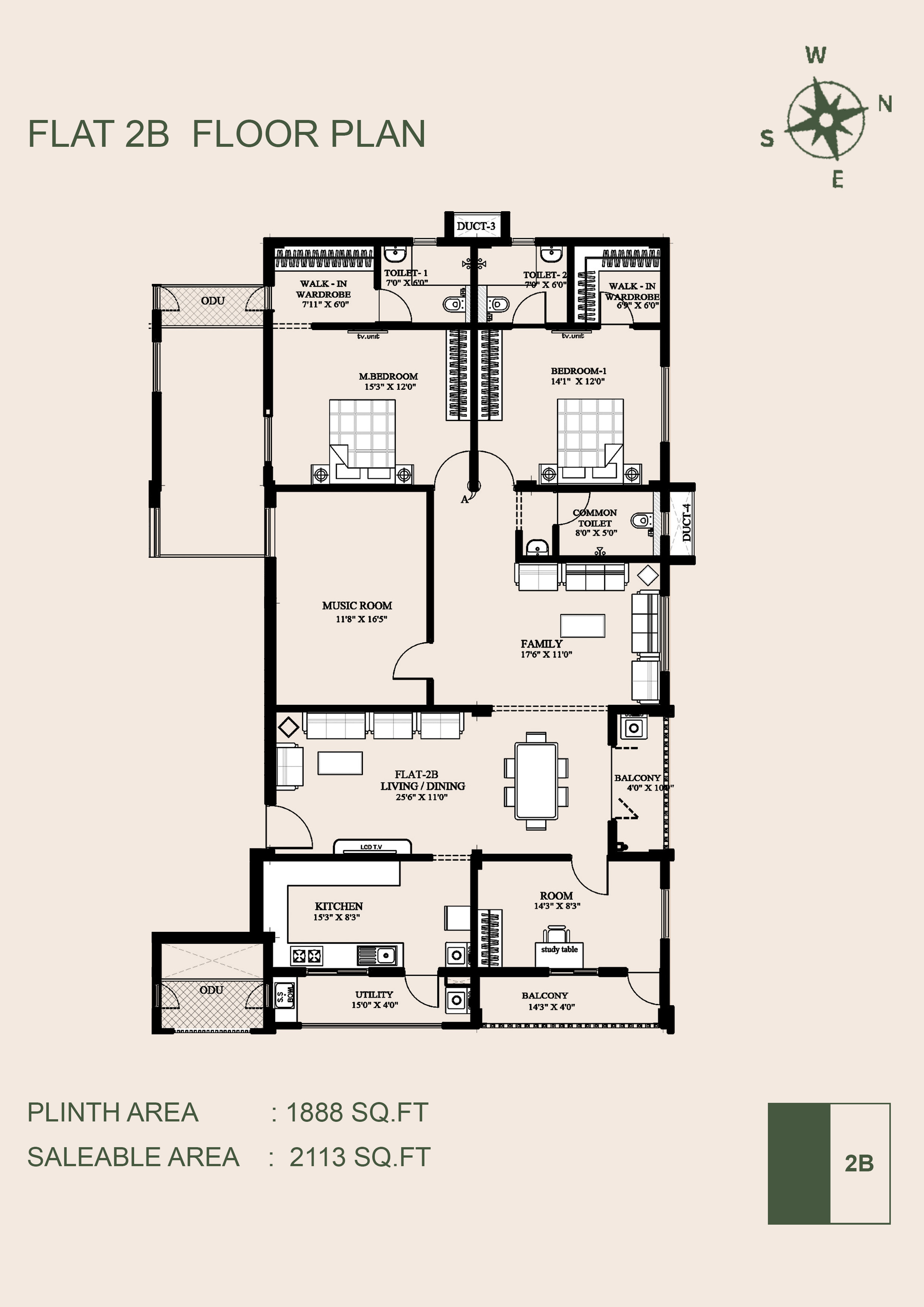 1st and 3rd Floor Plan