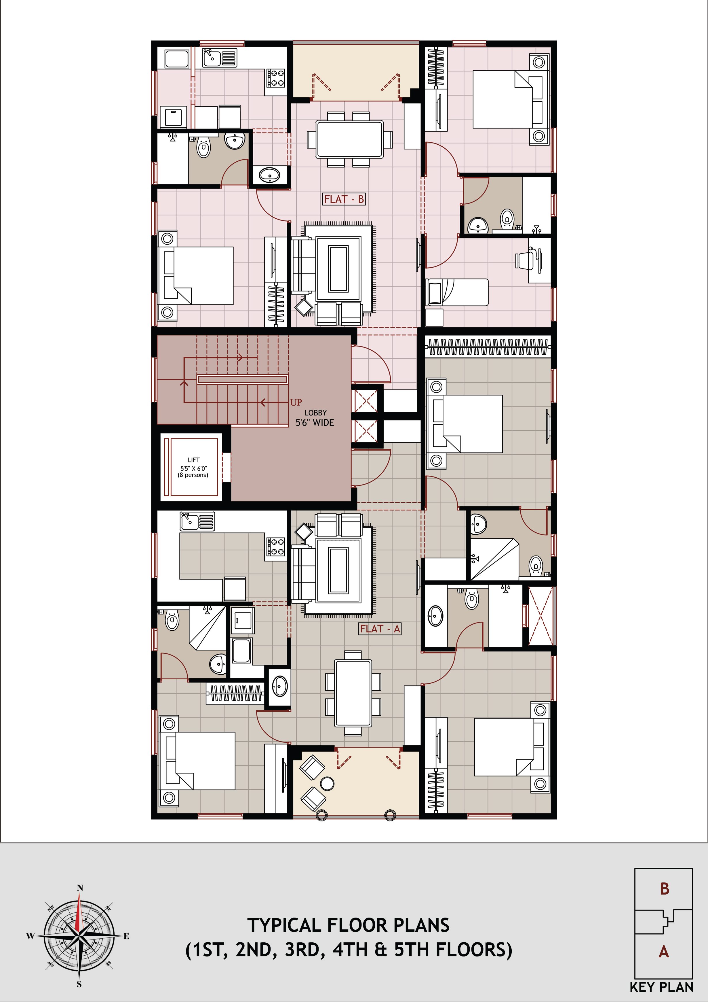 Master Layout Plan(1st-5thfllors)