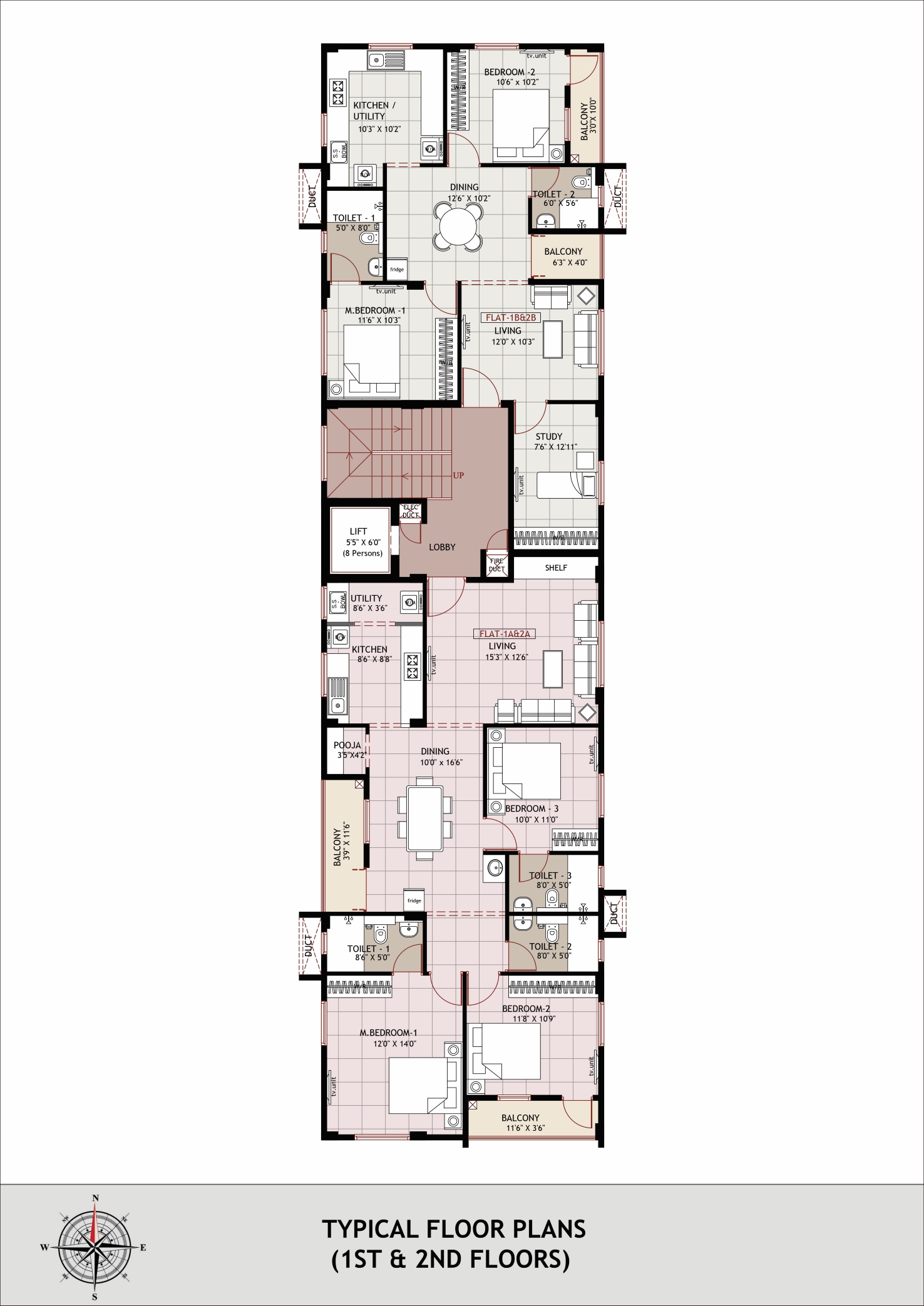 1st & 2nd Floor Plan