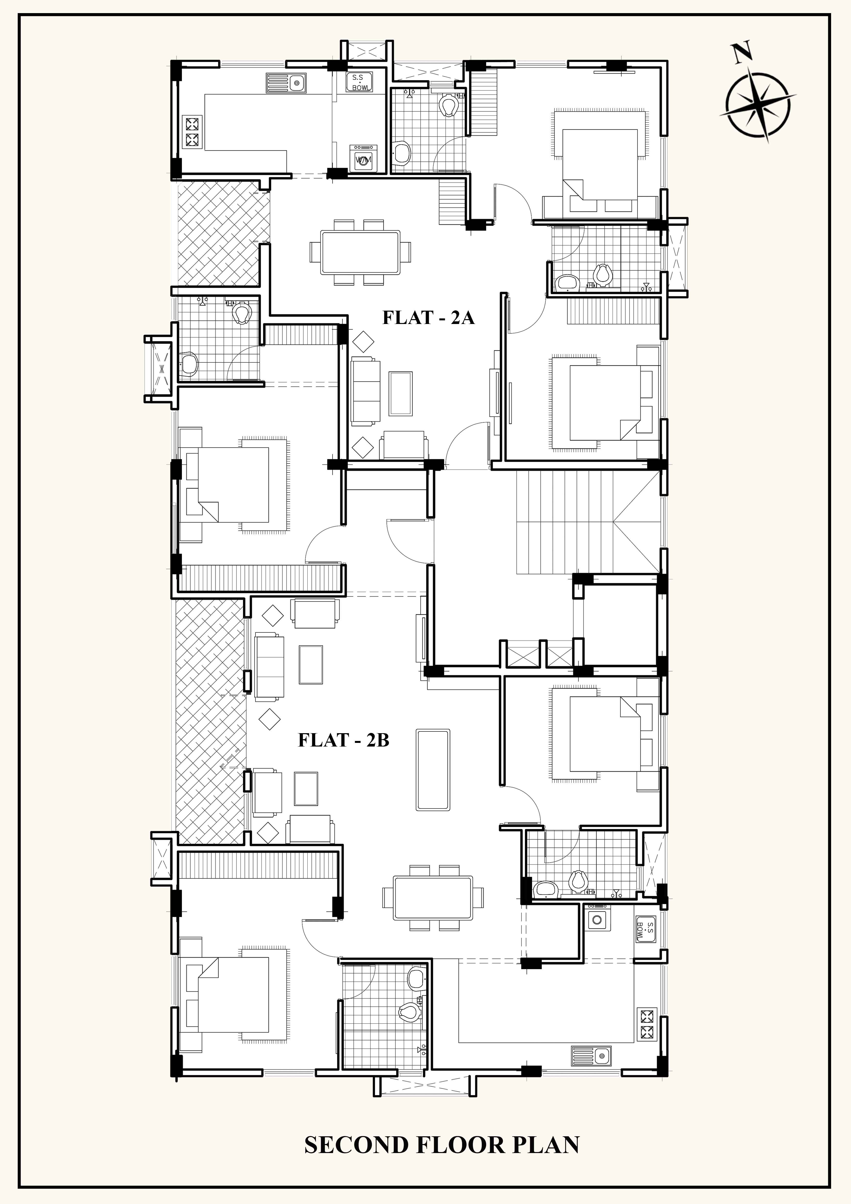 second floor plan