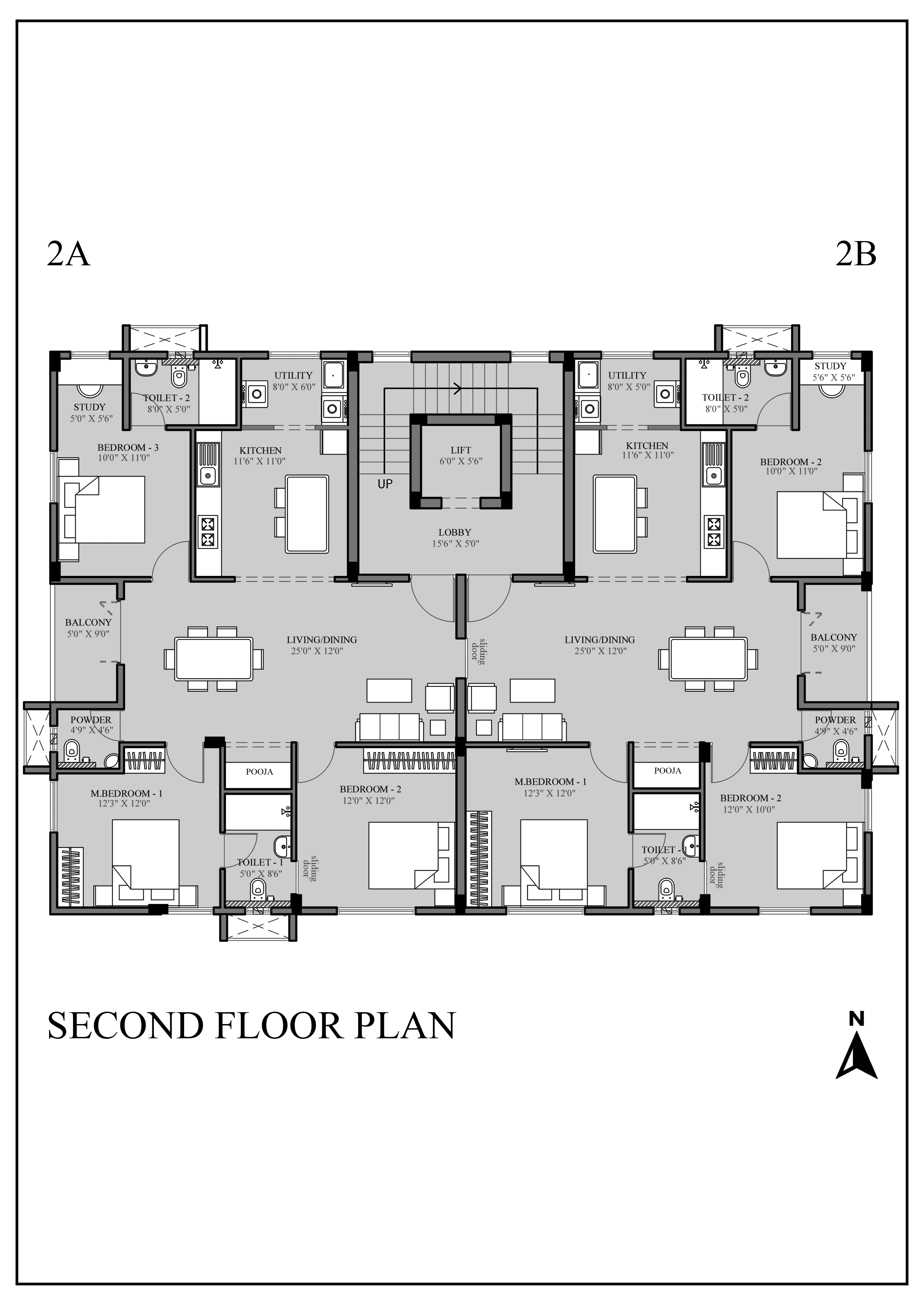 second floor plan