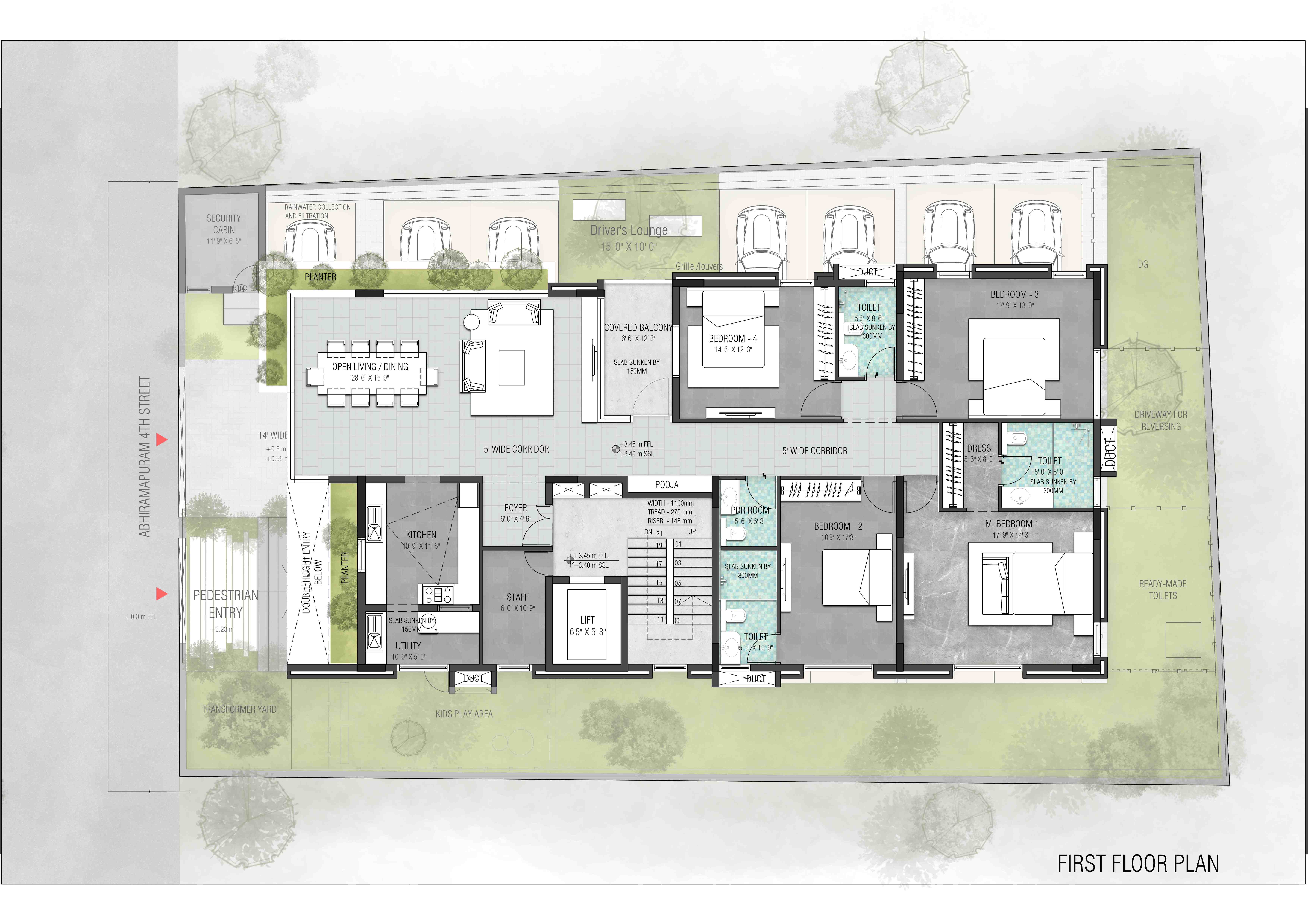 terrace floor plan