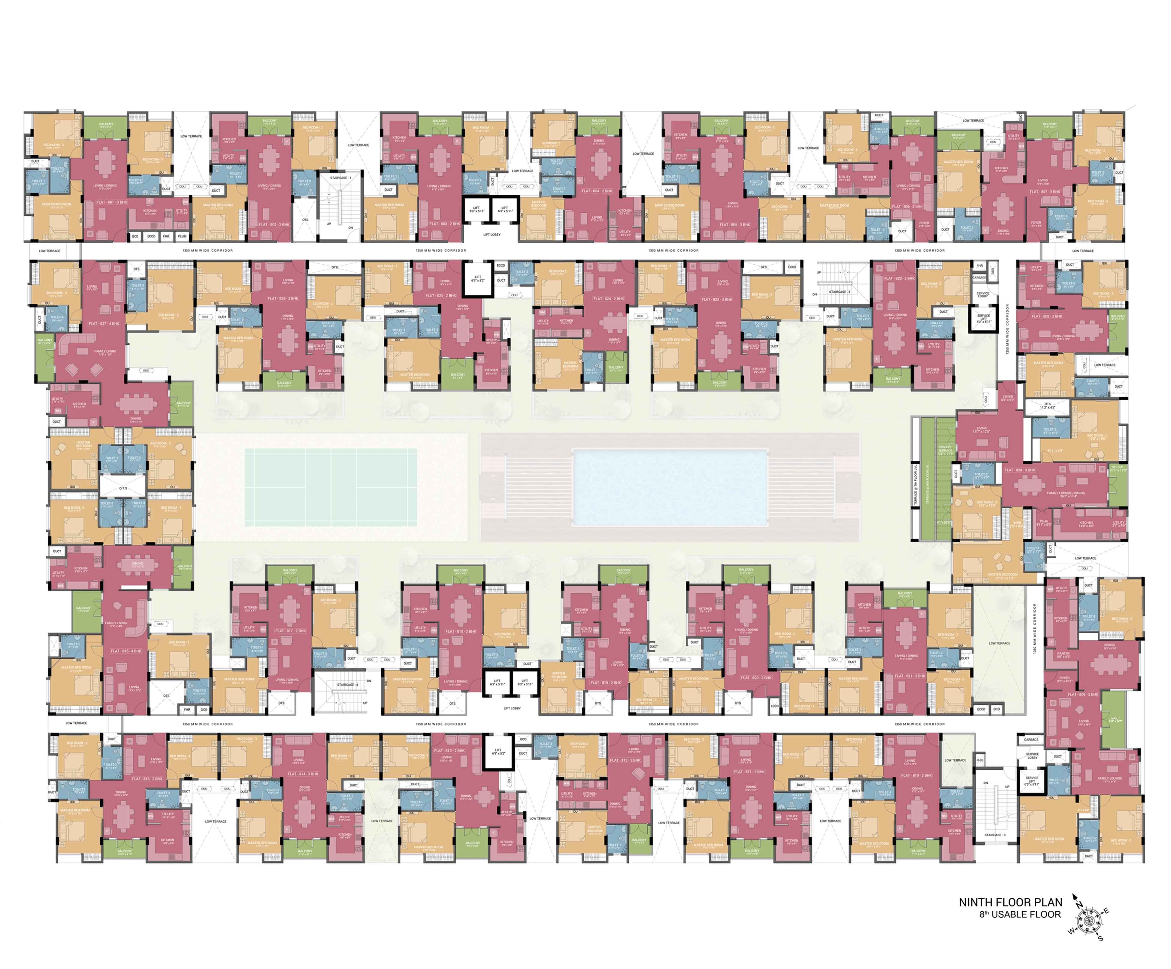 9th floor plan